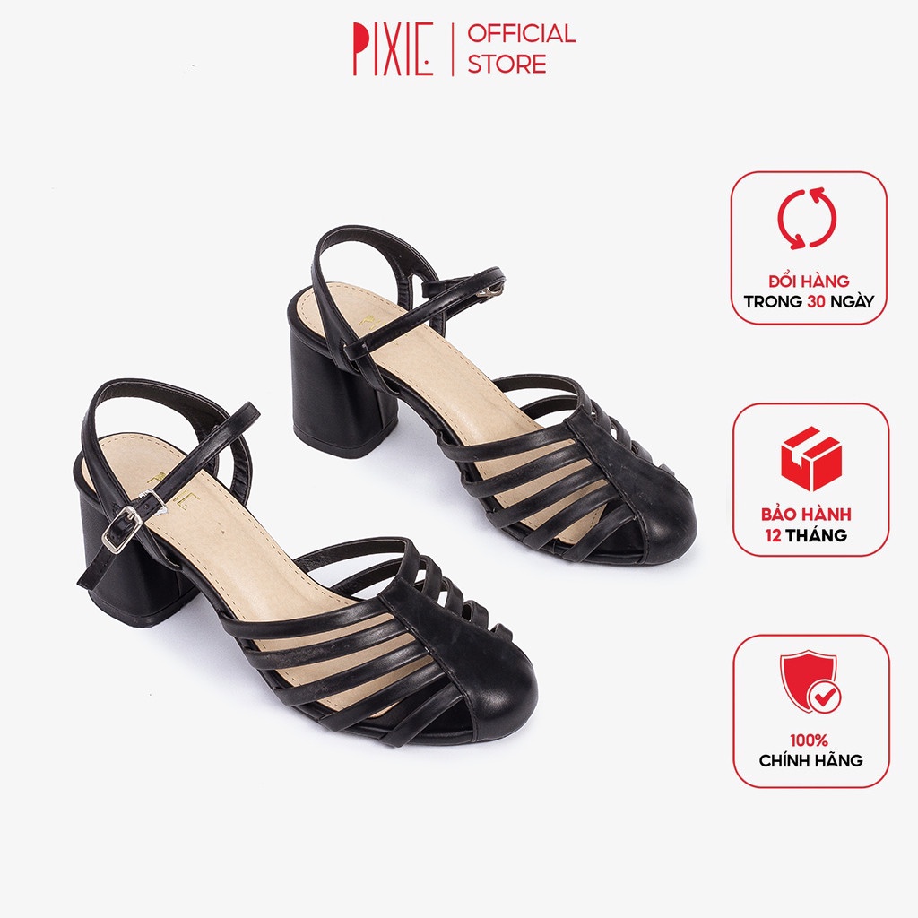 Sandal Cao Gót 7cm Dáng Rọ Pixie X766