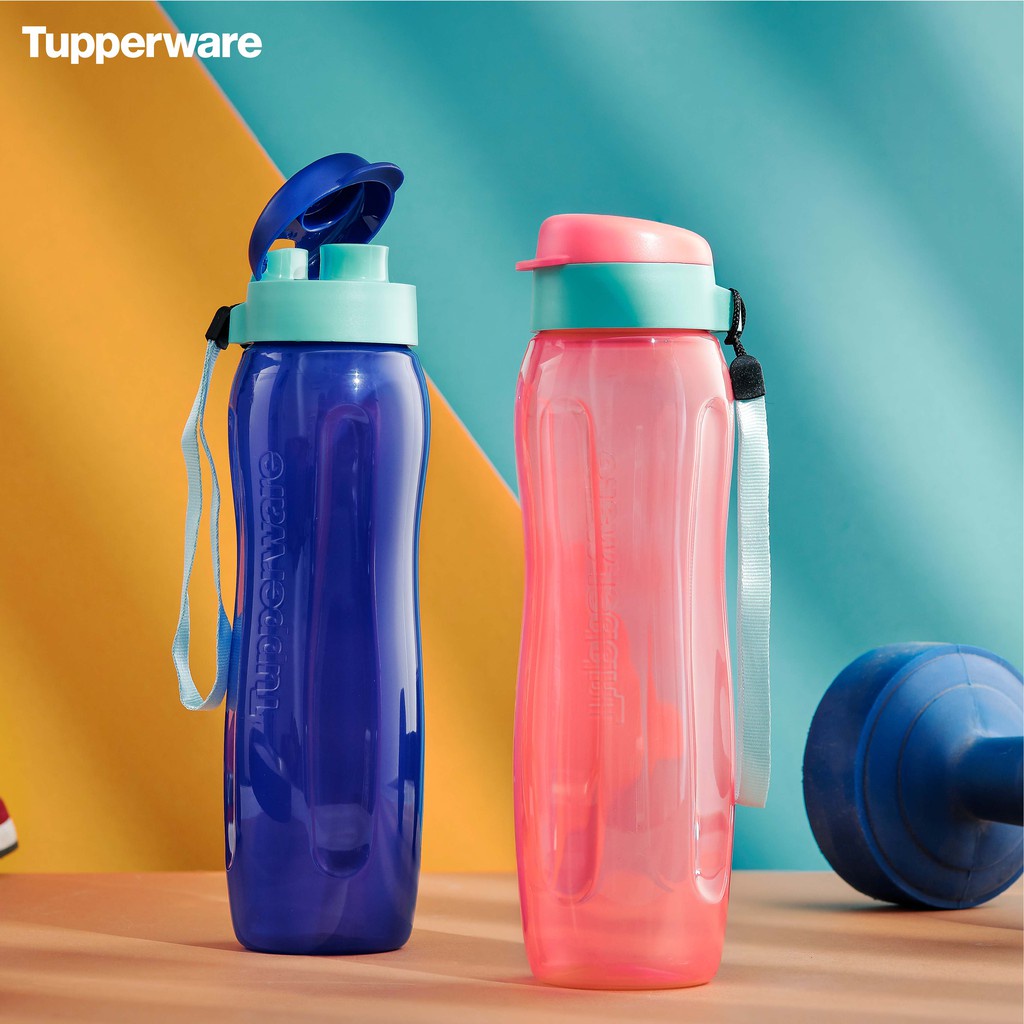 Bình nước Tupperware Eco Bottle 1L-750ml-500ml- Bình nước thể thao, đi học, làm việc trữ nước cả ngày thiết kế, màu đẹp
