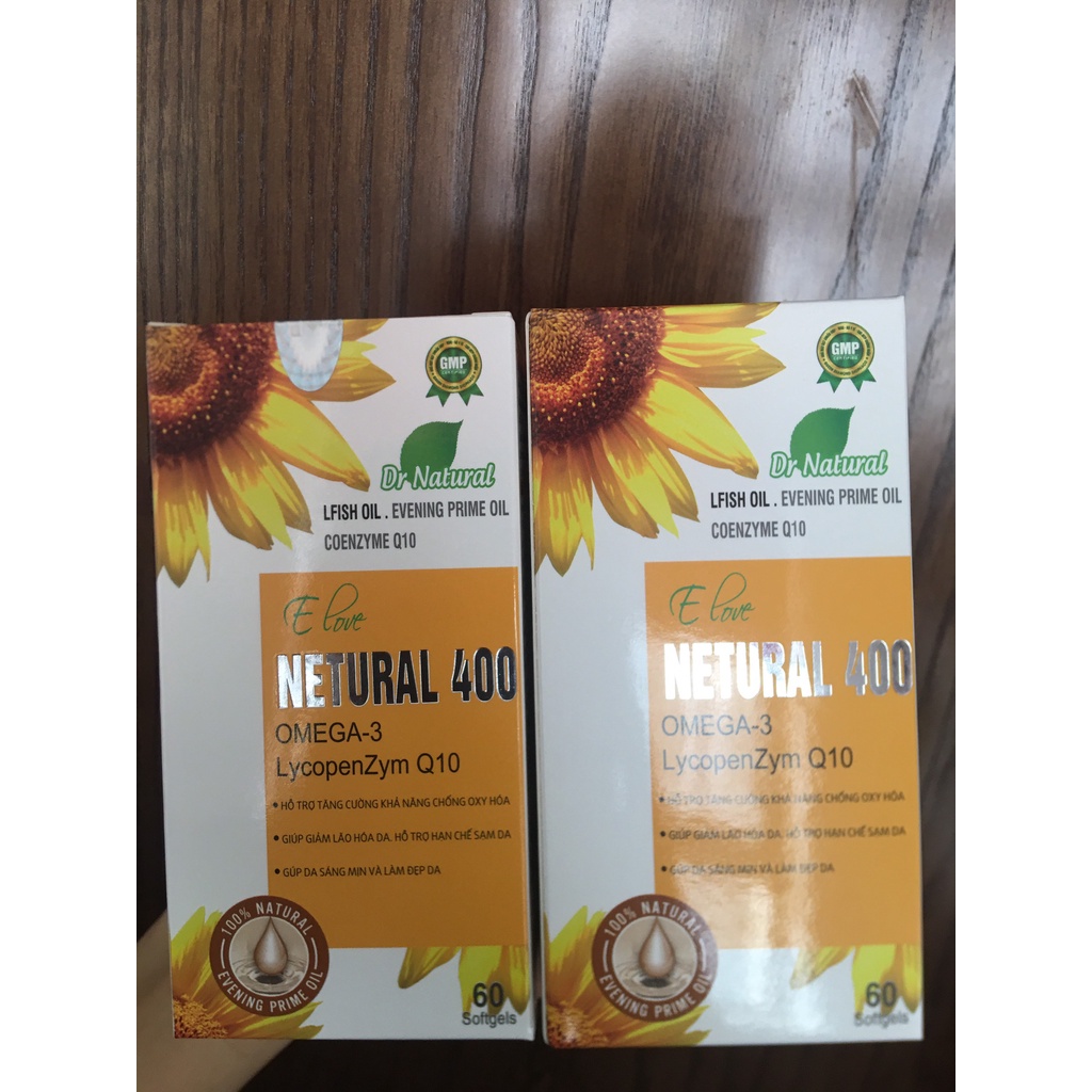 [60 VIÊN] Viên Uống Sáng Mịn Da Tinh Dầu Hoa Anh Thảo,VITAMIN E 400 Omega 3 – chống lão hóa da, giảm sạm , dầu thông đỏ