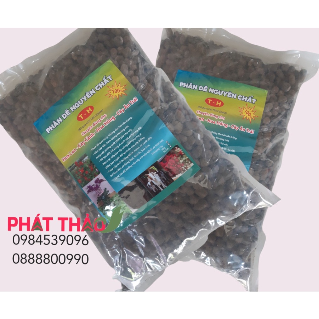 Phân DÊ đã qua xử lý bón lan - hoa - cây kiểng 1KG