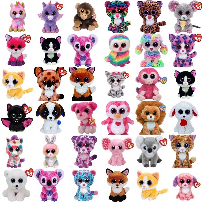 Gấu bông mắt thủy tinh hiệu Ty