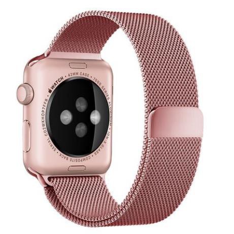 Dây Đeo Thép Không Gỉ Milanese Loop 38mm/40mm/42mm/44mm Dùng cho Apple Watch Series 1/2/3/4/5/6 và T500/W26/W46/T55