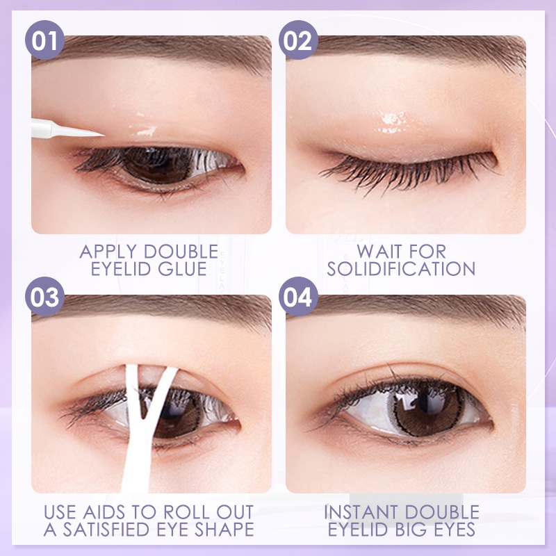 [Hàng mới về] Keo dán tạo mắt hai mí tự nhiên và không bị nhòe an toàn tiện dụng