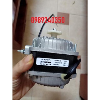Mô tơ quạt tản nhiệt block dàn nóng tủ lạnh coca, tủ đông, tủ mát 75W