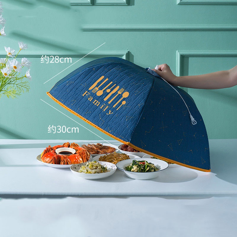 Lồng bàn đậy thức ăn có lớp cách nhiệt đa năng cỡ lớn gấp gọn tiện dụng