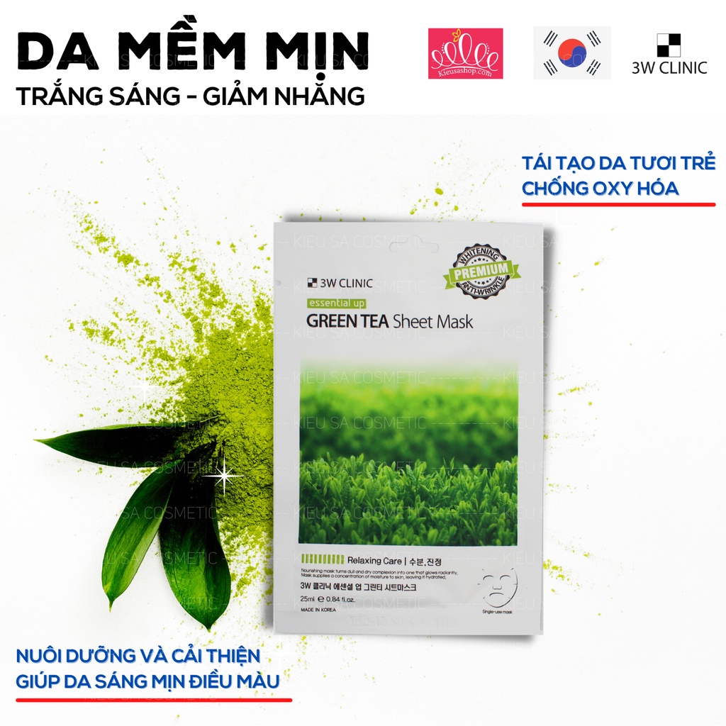 Mặt nạ cao cấp Hàn Quốc 3W Clinic Essential Up 25ml