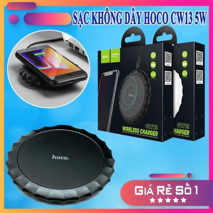 [FREESHIP] 5 MẪU SẠC KHÔNG DÂY CHÍNH HÃNG - Nhỏ Gọn - Tiện Lợi - Chuẩn Sạc Qi - PHỤ KIỆN CÔNG NGHỆ HÀ NỘI - 38000