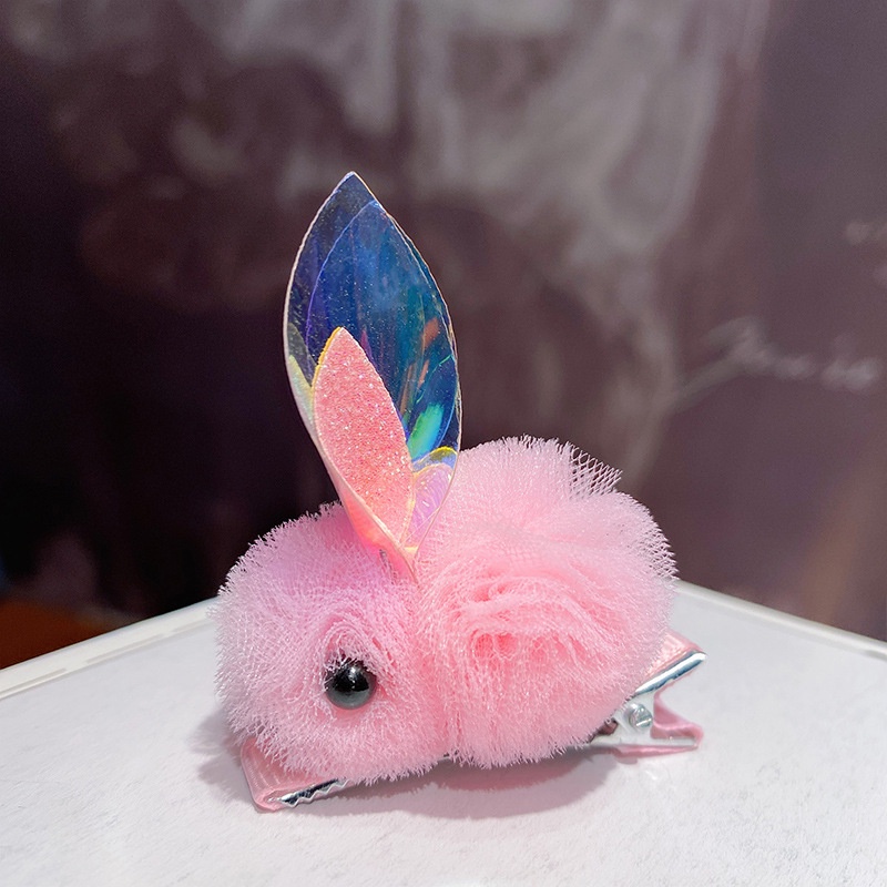 Kẹp Tóc Hình Thỏ Nhồi Bông Dễ Thương Cho Nữ