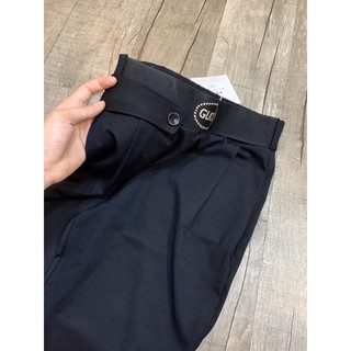 Quần baggy chun sau viền cạp