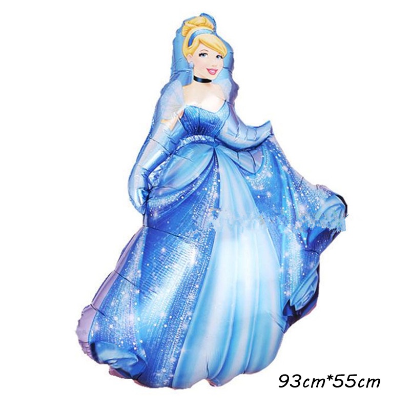 DISNEY Bong Bóng Lá Nhôm Hình Công Chúa Bạch Tuyết/Công Chúa Lọ Lem Elsa Dùng Trang Trí Tiệc Sinh Nhật Cho Bé
