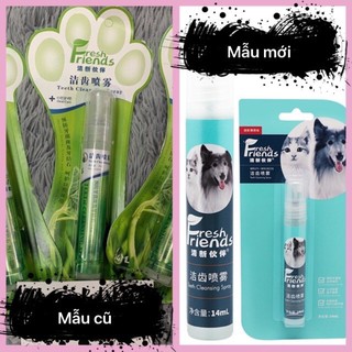 Xịt Thơm Miệng Cho Chó Mèo Fresh Friend 14ml