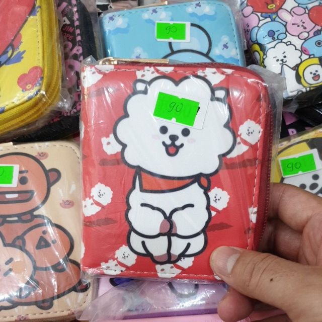 Ví BT21 Đựng Tiền Lì Xì Tết Siêu Dễ Thương.