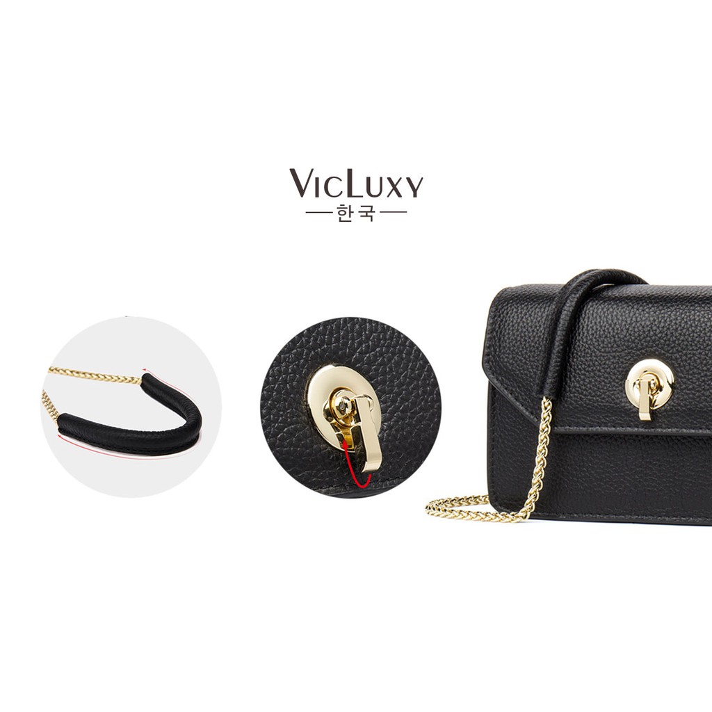 Túi xách nữ da thật cao cấp Vicluxy VT20058