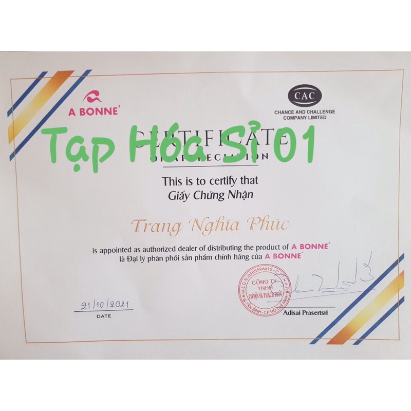 Muối tắm trắng da A Bonne 350g