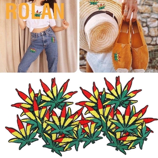 Bộ 20 Sticker Ủi Thêu Hình Lá Phong Độc Đáo