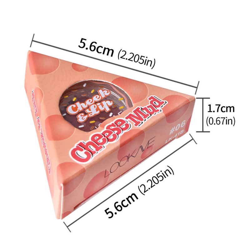 Phấn Má Hồng Dạng Kem 6 Màu Tùy Chọn Làm Sáng Da Tự Nhiên Lâu Trôi Không Thấm Nước