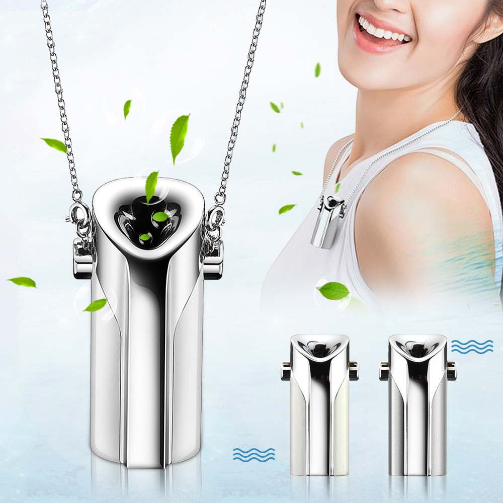(Hàng Mới Về) Máy Lọc Không Khí Mini Có Vòng Đeo Cổ Kết Nối Usb 2.5