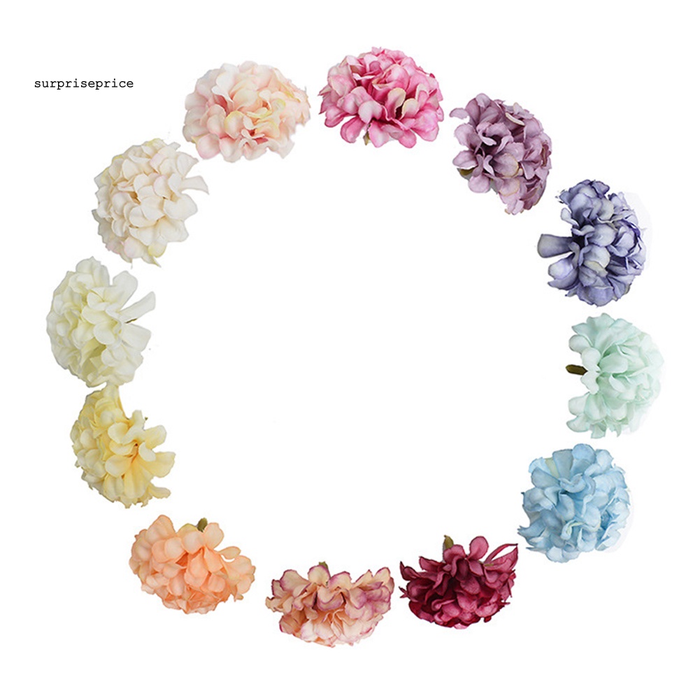 Set 10 Bông Hoa Cẩm Tú Cầu Giả Dùng Trang Trí