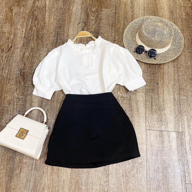 HÌNH CHỤP THẬT - áo cổ bèo