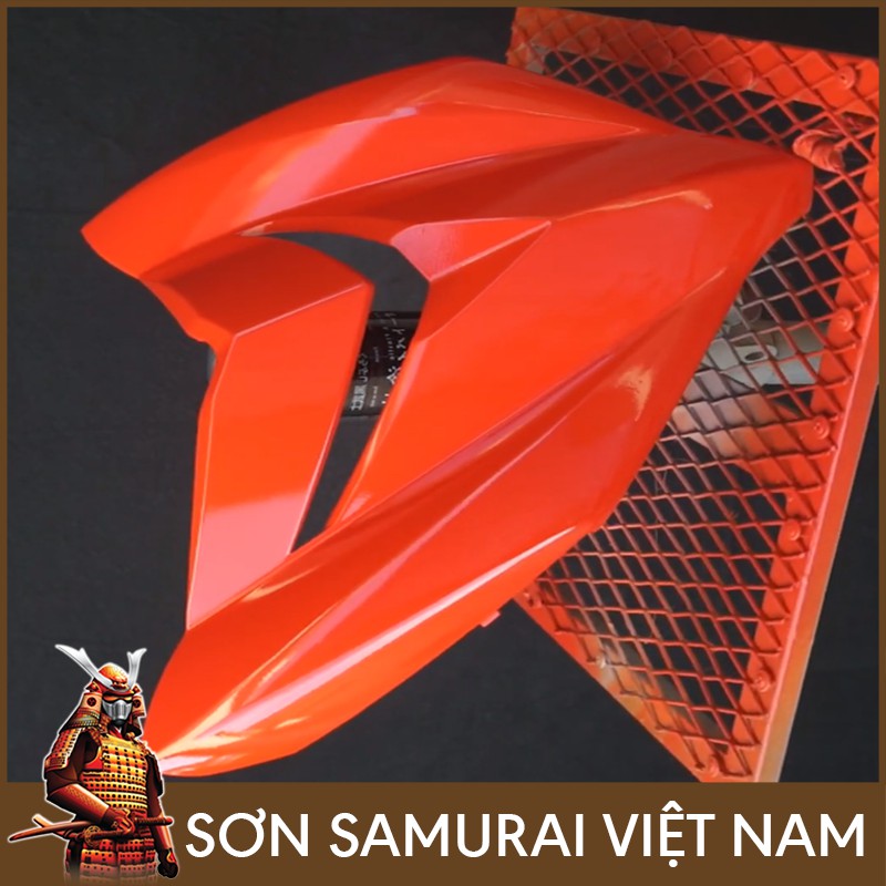 Sơn Samurai Việt Nam - Combo Son Xit Samurai Màu Cam 115