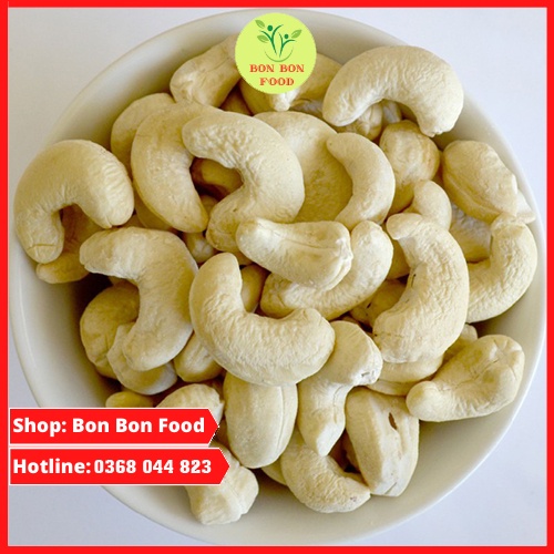 Hạt Điều nguyên sống sạch lụa Bình Phước 500Gr