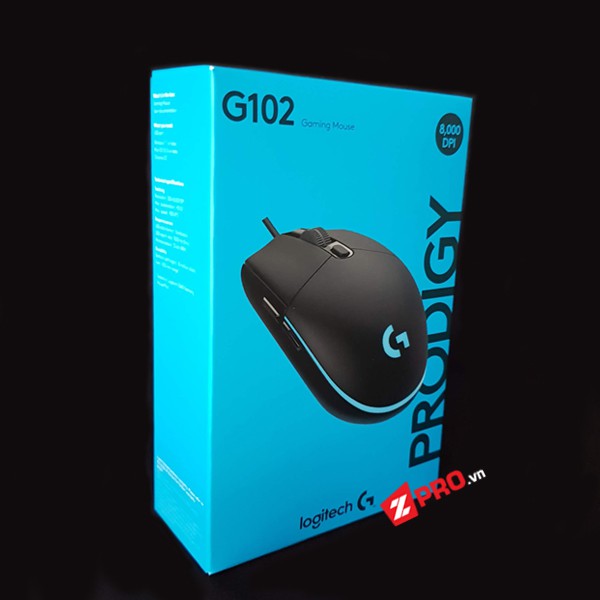  Chuột Gaming Logitech G102 Trắng - Hàng xách tay