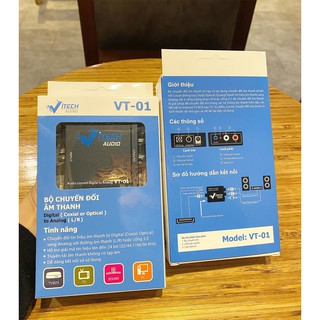 [Mã ELHACE giảm 4% đơn 300K] Chuyển đổi âm thanh optical to AV Vitech VT01 Hàng chính hãng.