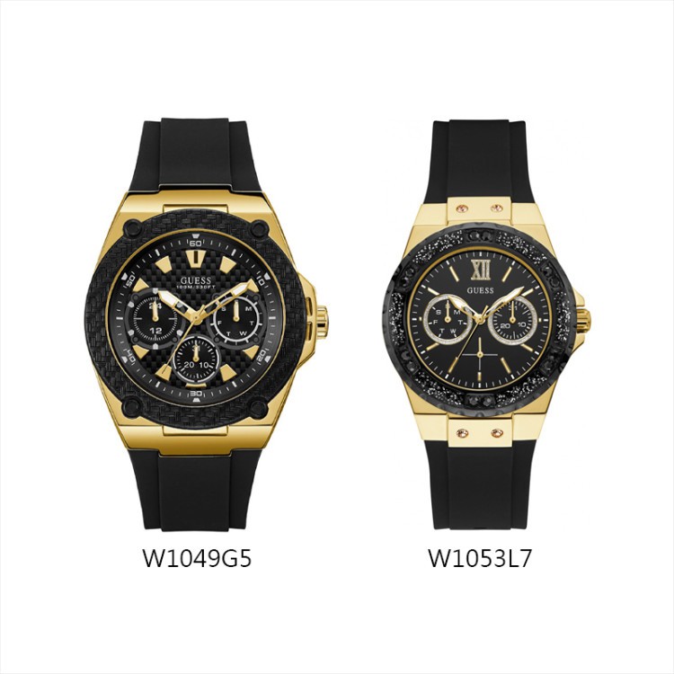 COD♥Guess Đồng Hồ Cặp Đôi W1049g5 45mm W1053l7 38mm Chính Hãng Đồng Hồ Đôi Nam Đồng Hồ Nữ