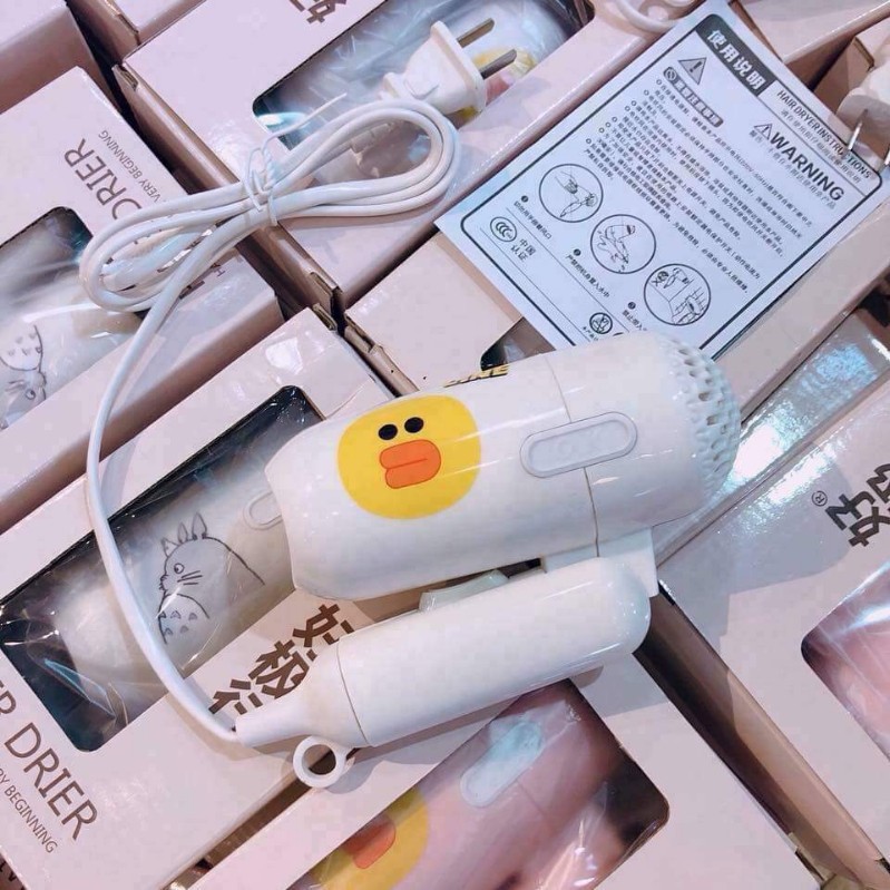 Máy xấy tóc mini bỏ túi icon siêu cute -Rẻ nhất