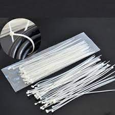Dây rút nhựa Tiến Phát loại 15cm, 25cm màu trắng - màu đen (khoảng 80 sợi)
