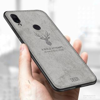 Ốp lưng Redmi Note 8 / Note 8 Pro / Note 7 / Note 11s 5G  / Note 11 Pro China 5G / Note 11 Pro Plus vân vải đầu hươu