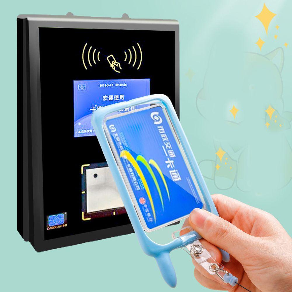 Ví Đựng Thẻ Tín Dụng / Thẻ Tín Dụng / Xe Buýt Hình Chú Mèo Đáng Yêu Kèm Dây Đeo Ốp