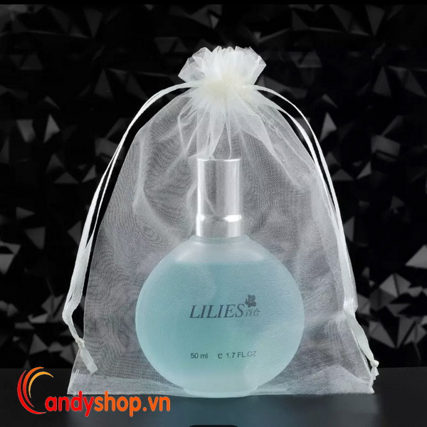 Combo 10 Túi voan dây rút màu trơn