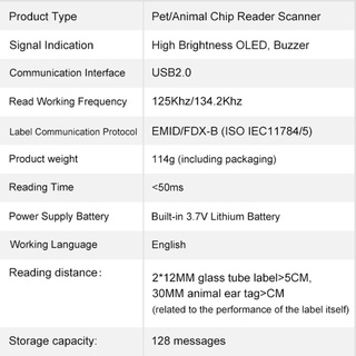Đầu Đọc Chip Microchip Đọc Thẻ Id Cho Thú Cưng