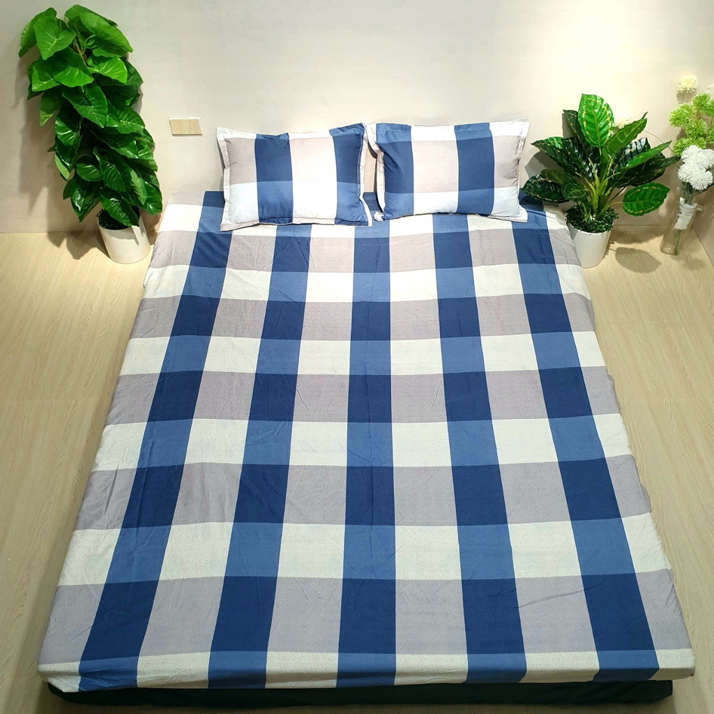 Chăn ga gối cotton poly 1m4 x 2m