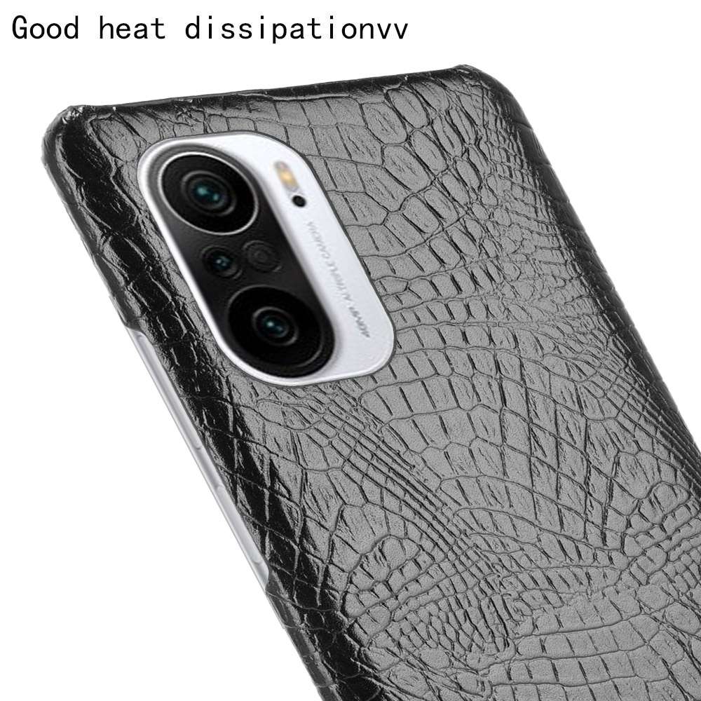 Ốp Điện Thoại Nhựa PC Cứng Họa Tiết Da Cá Sấu Thời Trang Cho Redmi K40 Pro / RedmiK40