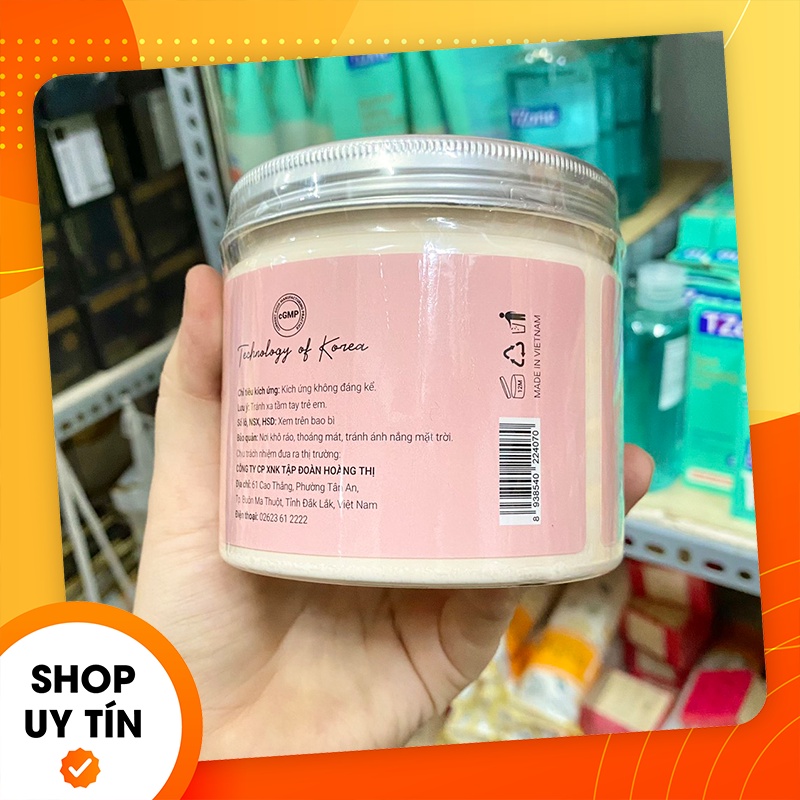 [Chính hãng] Kem body Bông 500g dưỡng trắng da ONAYA  - Tặng kèm son - Mỹ phẩm Hoàng Thị - Hoàng Quí - 8938540224070