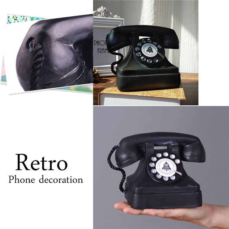 (Đang Bán) Bộ Sản Phẩm Điện Thoại Để Bàn Phong Cách Retro