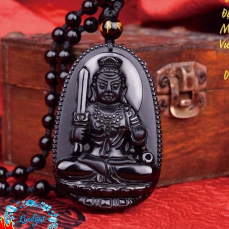 Chuỗi hạt đeo cổ phật Bất Động Minh Vương - Bản mệnh người tuổi Dậu Hàng cao cấp