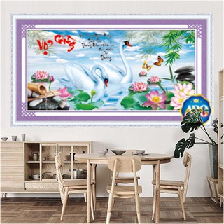 Tranh đính dá Vợ chồng DF370 (85x45cm)