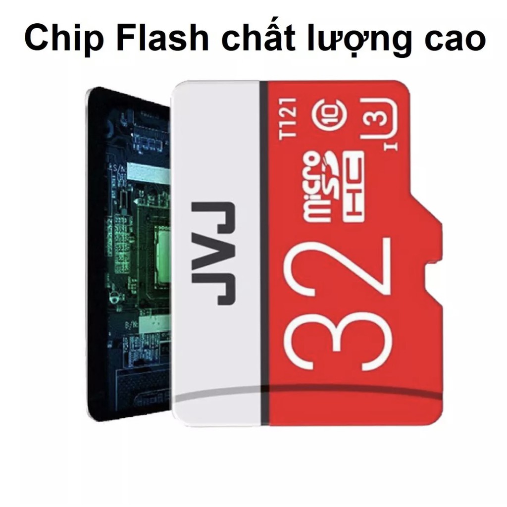 Thẻ nhớ 32Gb JVJ Pro U3 Class chuyên dụng cho CAMERA tốc độ cao | BigBuy360 - bigbuy360.vn