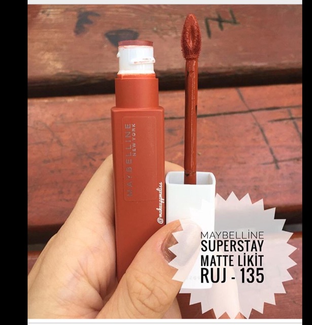 [HÀNG CHÍNH HÃNG] Son Maybelline SuperStay Matte Ink 135 Globetrotter của Đức