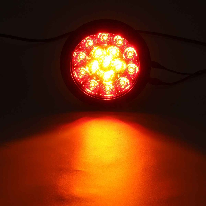 Bộ 2 Đèn Hậu 16 Bóng Led 12V Cho Xe Hơi Xe Tải