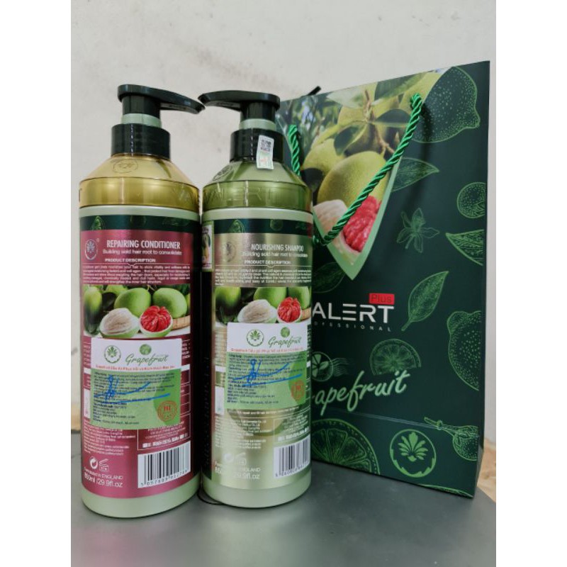 Dầu Gội Xả Bưởi Grapefruit Plus 850ML Giảm Rụng Tóc, Hỗ Trợ Mọc Tóc, Chống Mỏng Tóc