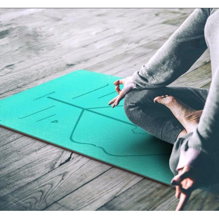 [FREE SHIP] Thảm định tuyến 8mm Zen yoga Mat tặng túi đựng 100k và dây buộc