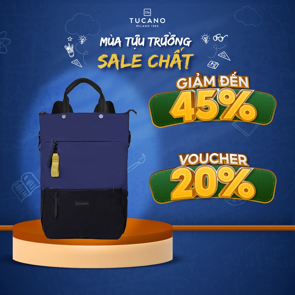 Balo thời trang Sherpani Camden 3 in 1, chống thấm nước, chống sốc, gọn nhẹ, thân thiện môi trường_ Bảo hành 12 tháng