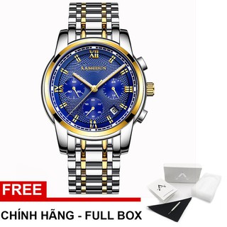 (New Arrival) Đồng Hồ Nam Kashidun Japan Vân 3D Chạy Full Kim - Dây Đúc Cao Cấp