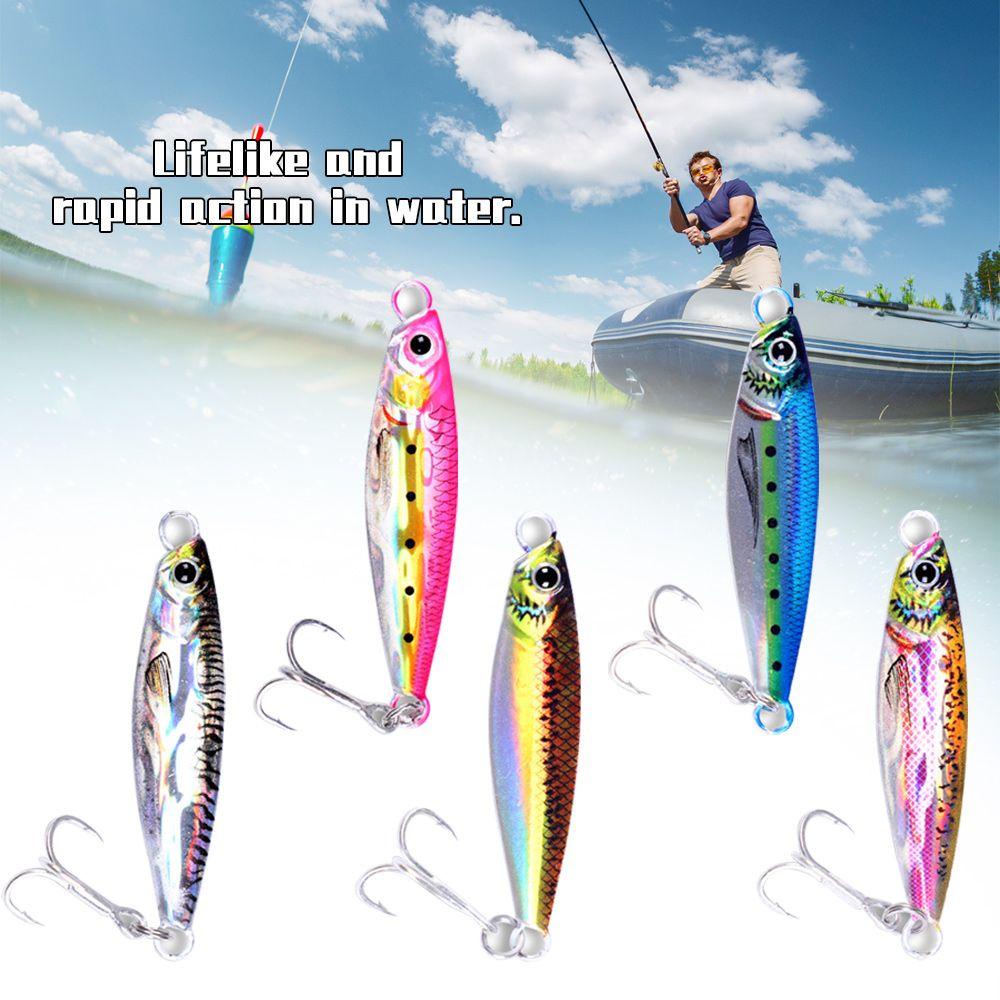 Mồi Câu Cá Giả Bằng Kim Loại Nhiều Màu Sắc