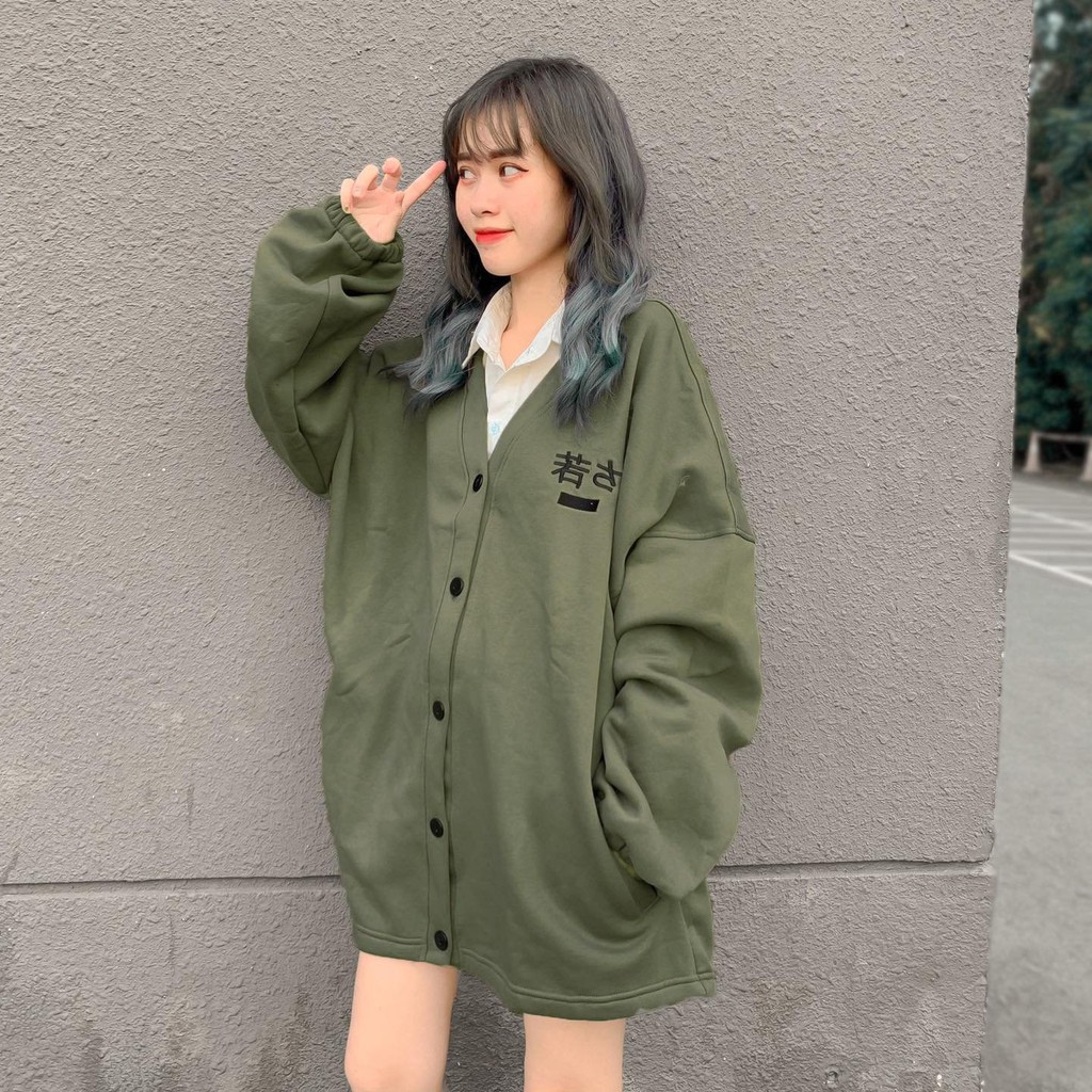 Áo khoác nỉ cardigan CUBE Ulzzang Unisex_ZooZoo