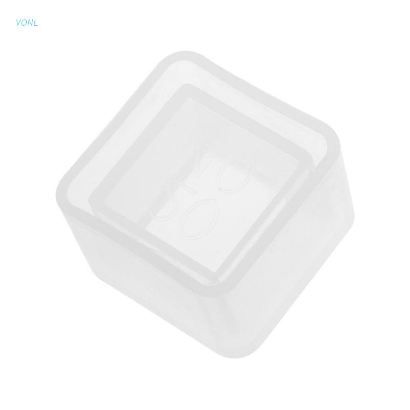 Khuôn Silicone Làm Chậu Hoa / Xà Phòng / Chậu Xi Măng Diy